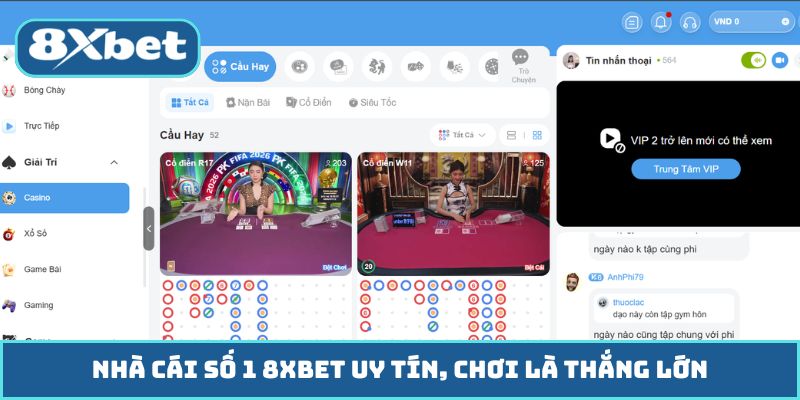 Nhà Cái Số 1 8XBET Uy Tín, Chơi Là Thắng Lớn
